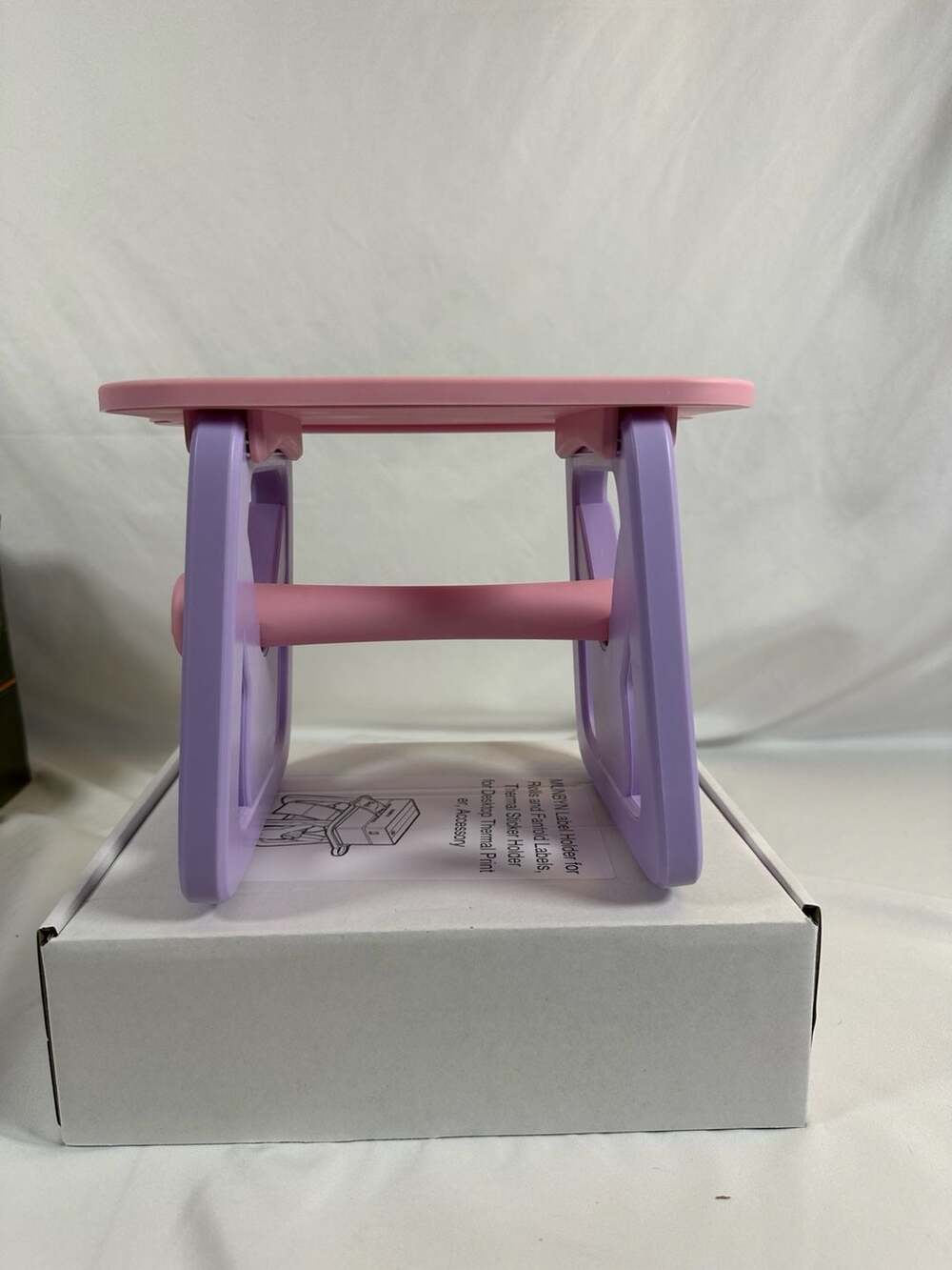 MUNBYN Hot Pink & Purple Label Roll Holder - Picture 2 of 8